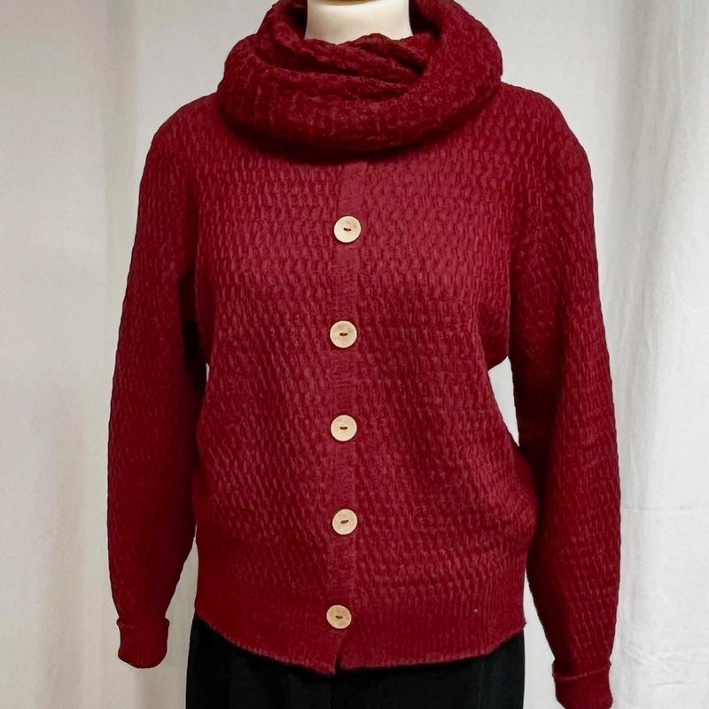 Kivi-alpakkaneule, Red - Pirita Design